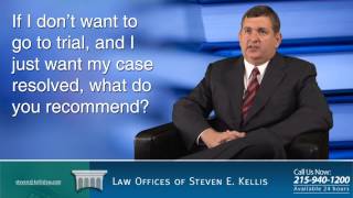 If I don t want to go to trial, and I just want my case resolved, what do you recommend?
