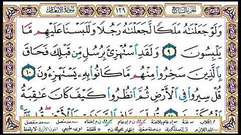 سورة الانعام مجودة بصوت الشيخ محمد محمود الطبلاوى