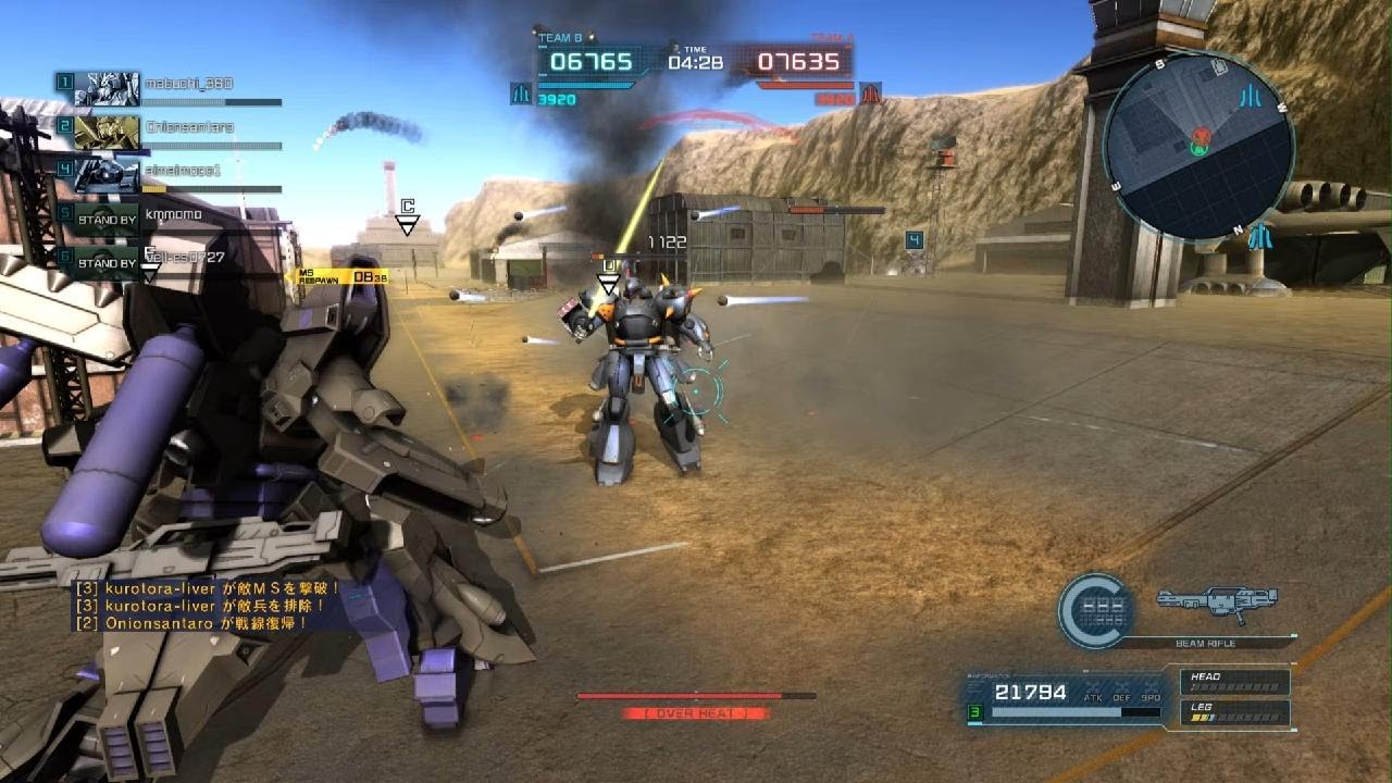 【バトオペ2】支援機にたどり着く前にボロボロ バルギル Lv1 補給基地