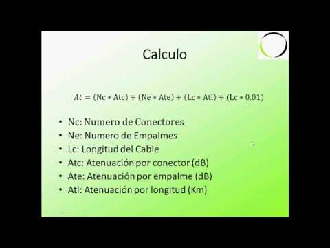 Video: ¿Qué es el coeficiente de atenuación en fibra óptica?