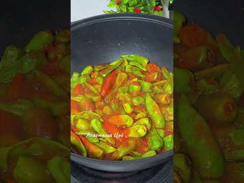 Острый перец в томате на зиму