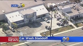 Ax-Wielding Man In Standoff With Police At Carson Carwash