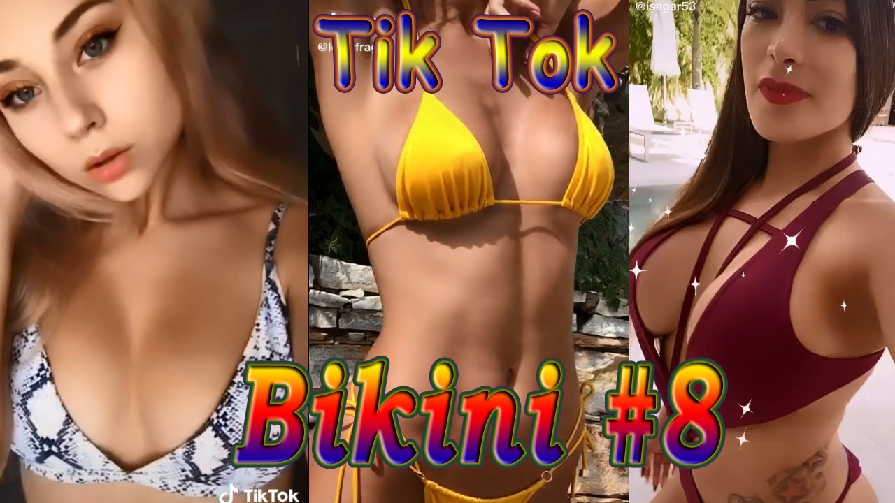 TikTok. Selection of videos with beautiful girls in bikinis 8. Dubstep