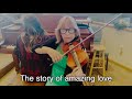 Noel cover by alexis burrows piano and voice and filis cardieri on violin