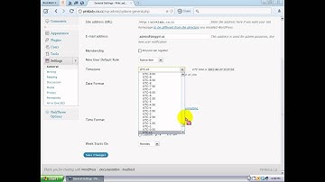 WordPress Tutorial For Beginners Part 6: Editing Blog Settings