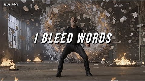 I Bleed Words | Relapse-442 (Emotional Dark Alt-Rock Official Video)