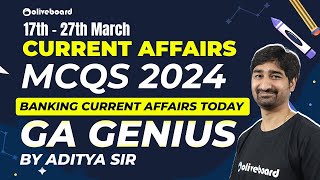 17th - 27th March 2024 | Weekly TNA Current Affairs | Daily Current Affairs | Today's News Analysis
