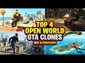 TOP 4 OPEN WORLD GTA CLONES LIKE GTA  | MAXGINI 
