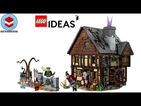 LEGO Ideas 21341 Disney Hocus Pocus: The Sanderson Sisters' Cottage Speed Build Review