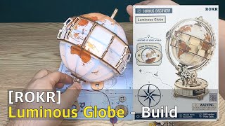 지구본 램프 만들기 - 조립 (Luminous Globe) [ROKR]