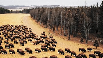 Europe Released Bison Into a Dying Forest, One Year Later, No One Could Believe What Happened
