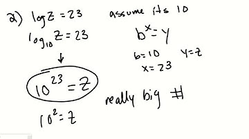 Mr  H Instructional Video Section 9 5 Converting Logs to Exponents and Exponents to Logs