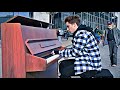 Mad world  street piano performance