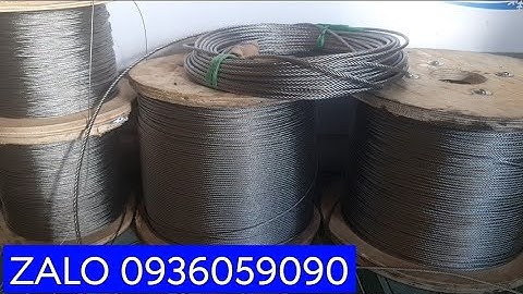 Cáp inox thả cá. Cáp inox kéo cá. Cáp inox bẫy thú. Cáp inox làm chài điện. Cáp inox bẫy heo rừng.