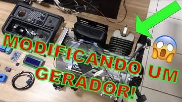 Modificando GERADOR de energia com ARDUINO! - Vídeo 1