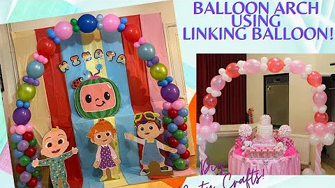 BALLOON ARCH USING LINKING BALLOONS || HOW TO TUTORIAL || Anna Ros.