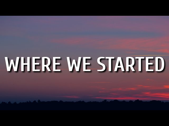 Thomas Rhett - Where We Started (Lyircs) Ft. Katy Perry class=