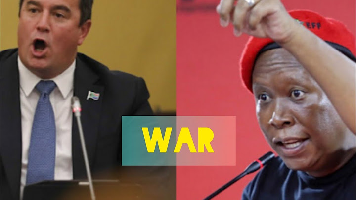 From VBS l00ters to r@cist white boy, The times Julius Malema clashed with John Steenhuisen...