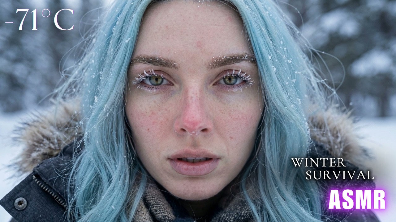 Winter Survival ASMR: Follow me inside my hidden Bunker ❄️ - ASMR Animal Rescue STORY