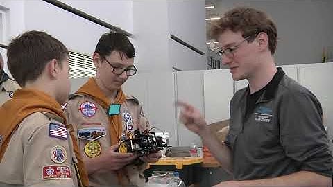 Robotics Merit Badge at Lawrence Technological University