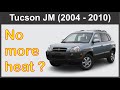 Replace cabin heater radiator on Hyundai Tucson JM diesel 2004 - 2010 !