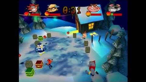 Crash Bash - Snow Bash - Platinum Relic