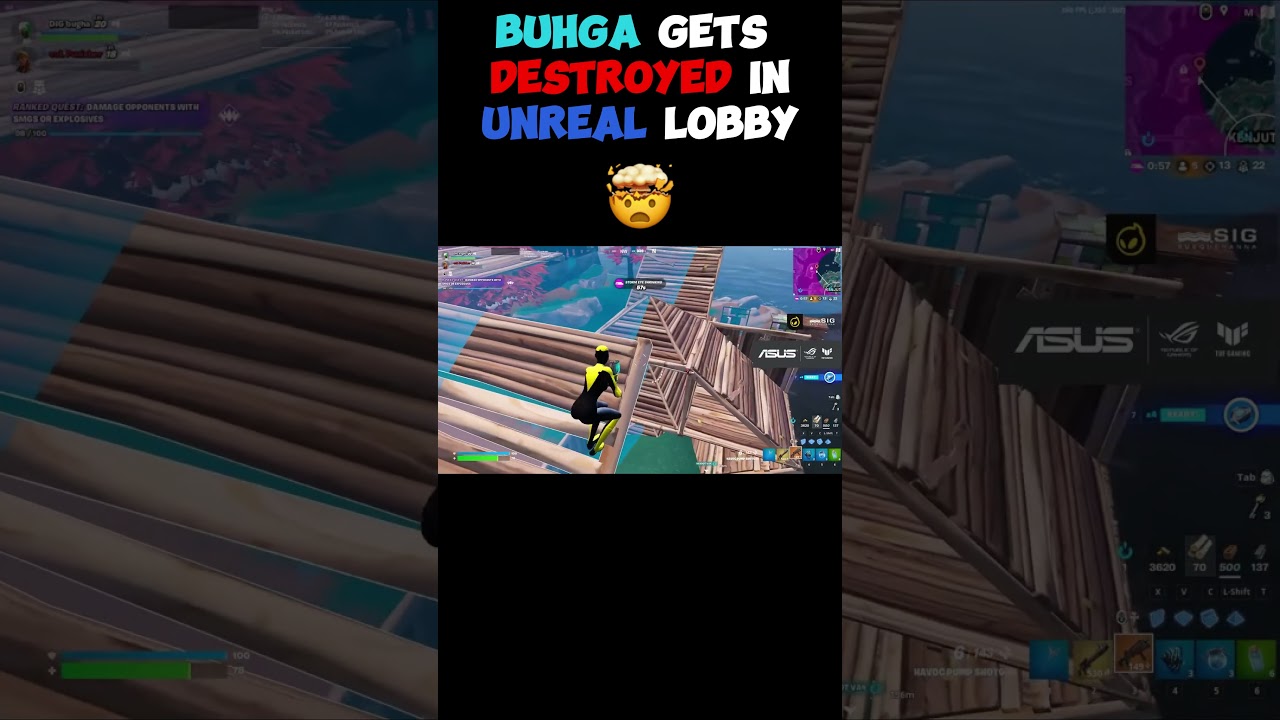 BUGHA Gets DESTROYED In UNREAL lobby 🤯😱