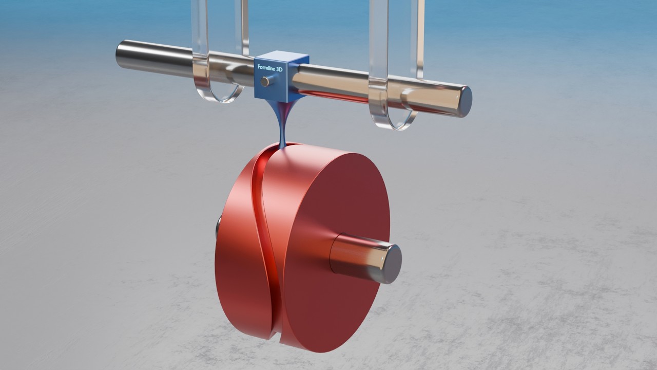 #106 Grooved Cam Uniform Reciprocating Motion – 507 Mechanical Movements 3D Animation