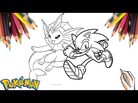 Como DESENHAR o SONIC PIKACHU - Como DIBUJAR a SONIC PIKACHU - How to DRAW  SONIC PIKACHU 