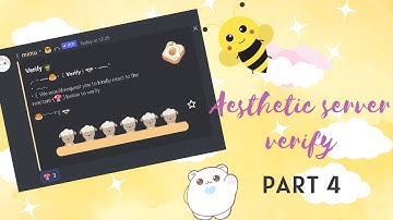 ༘♡ ⋆｡˚ How to create a cute verification AESTHETIC SERVER (PART 4) (2022)