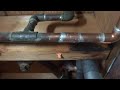 leaking copper water pipe fixed