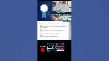 Scrum Master Certification Question 405 #agile #scrum #scrumcertification  #scrummaster #psm