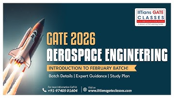GATE 2026 Aerospace Engineering Online Coaching | GATE AE Live Classes | Introduction Feb Batch