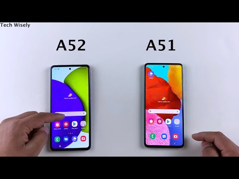 SAMSUNG A52 vs A51 Speed Test