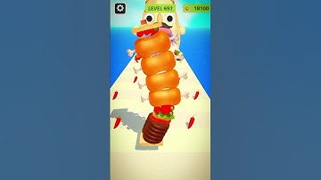 Sandwich Runner Gameplay Walkthrough Android iOS Level 697 #sandwichrunner #shorts