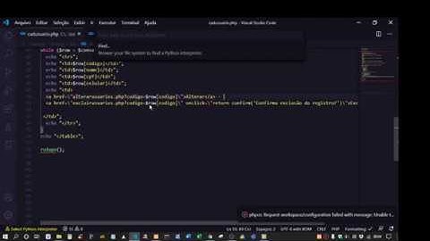 PHP com Banco de Dados - Parte 7 (Links botões Alterar/Excluir)
