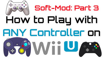 How to Soft-Mod WiiU - Pt 3 - Use ANY Controller to Play! (Ps4, Xbox, Logitech, Keyboard + Mouse)