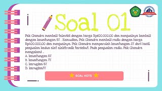 #unsilberkarya Latihan Soal HOTS Aritmetika Sosial | Nursalogika