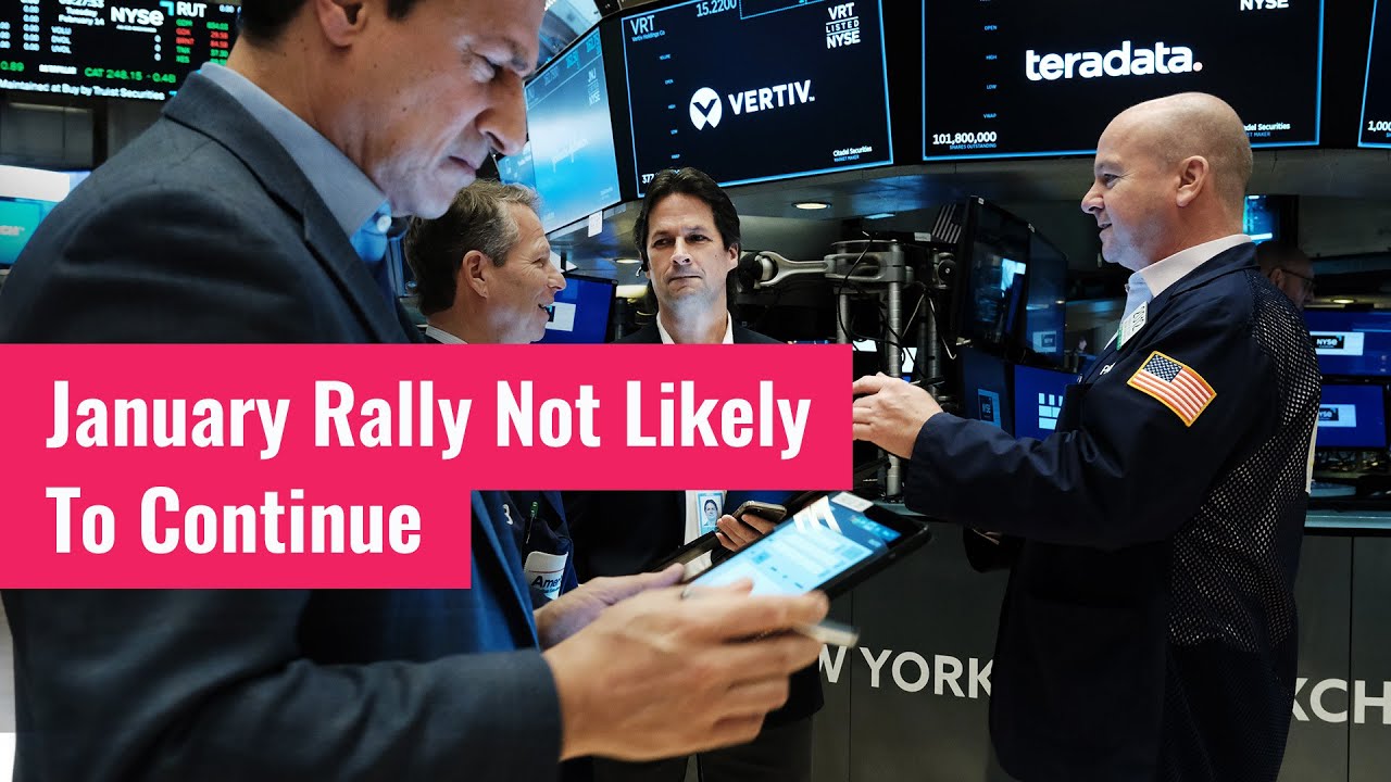 January Rally Not Likely To Continue, Says Technical Analyst