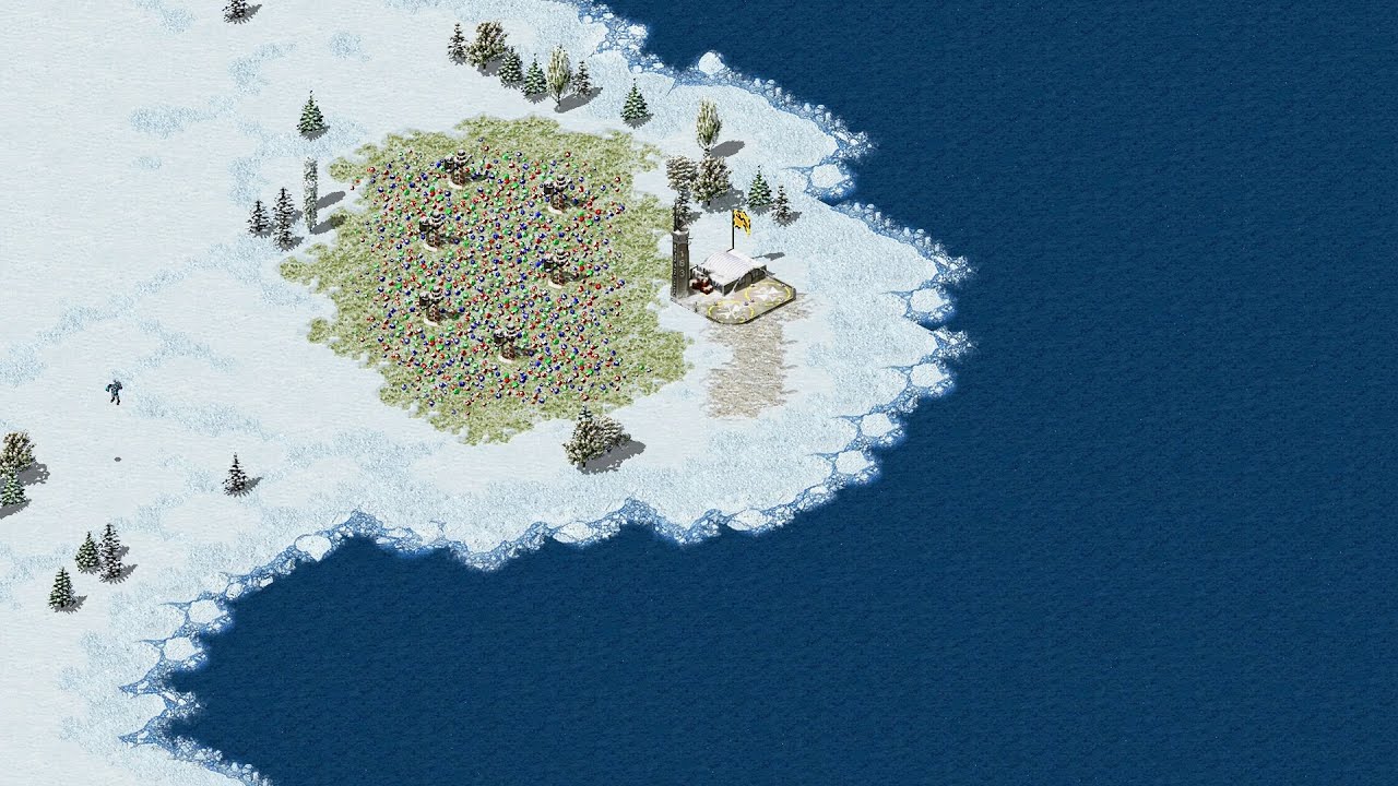 Yuri's Revenge Red Alert 2 The Frozen Ground V6 New Map Super Extra ...