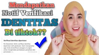 VERIFIKASI IDENTITAS DI TIKTOK || VERIFIKASI MENGHINDARI PEMBATASAN DI TIKTOK