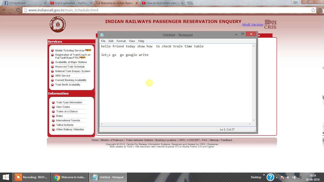 Indian Train Time Table App Download