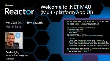 Welcome to .NET MAUI (Multi-platform App UI) - Reactor London