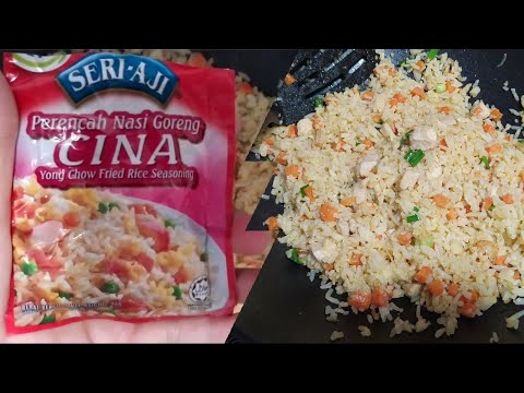 Masakan CARA MASAK NASI GORENG CINA GUNA PERENCAH | Sedap, Mudah, Cepat Yang Maknyus