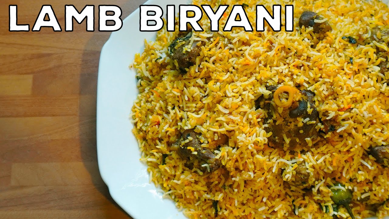 Homemade LAMB BIRYANI Lamb Biryani Recipe DIY Pakistani Lamb