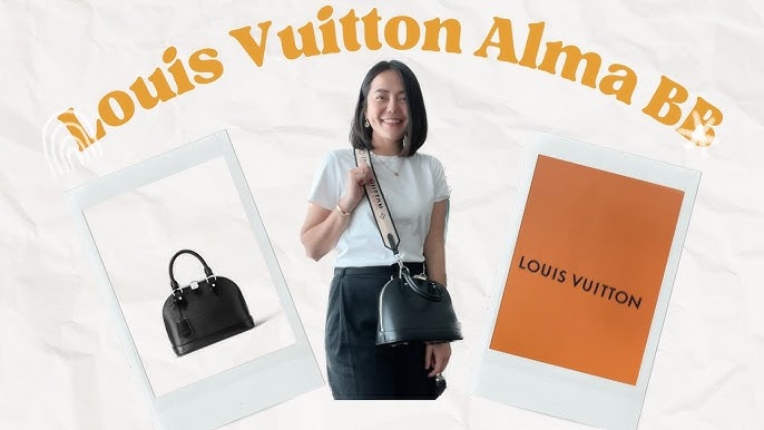Louis Vuitton® Alma BB Blue Cloud. Size in 2023
