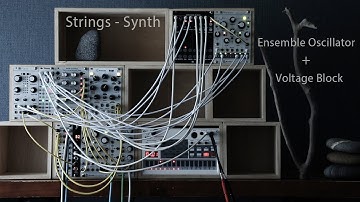 Ensemble Oscillator + Voltage Block Strings-Synth Ambient / Beads Mob of Emus Volca Marbles Plaits