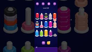 Nut Sort Level 248-251 Solutions | Mobile Puzzle Walkthrough