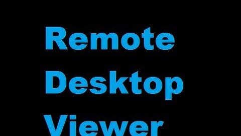 Vb.net Remote Desktop Viewer