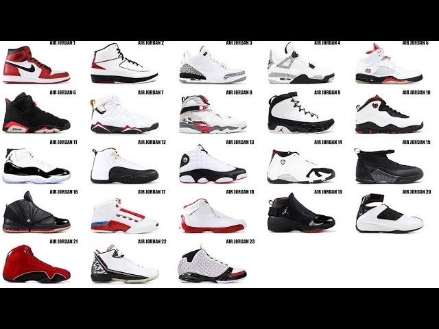 air jordan 1 to 23